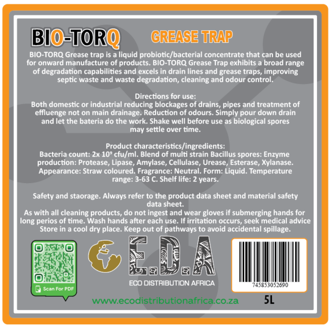 Bio-Torq™ Grease Trap Treatment