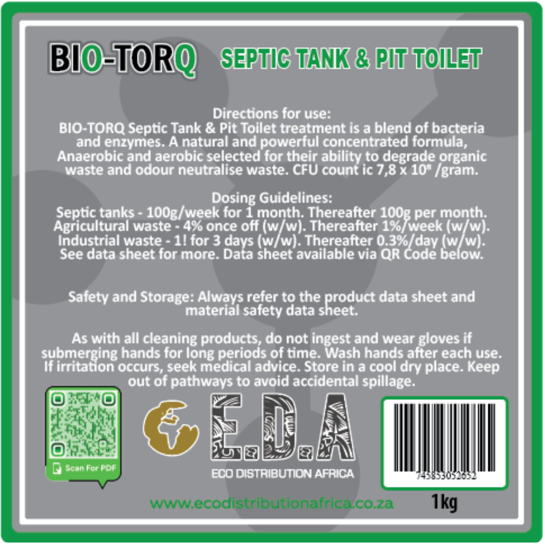 Bio-Torq™ Septic Tank & Pit Toilet Treatment