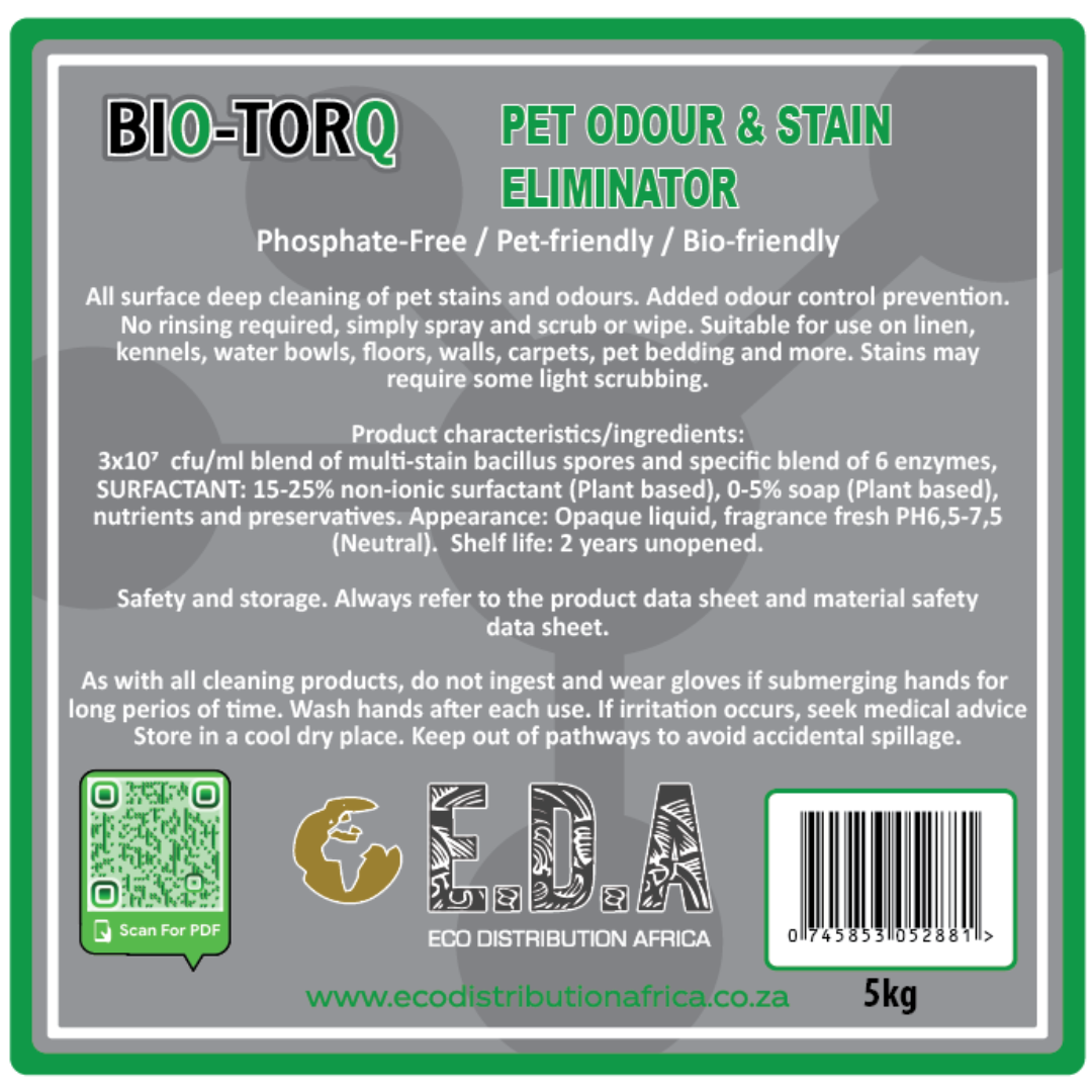 Bio-Torq™ Pet Odour & Stain Eliminator