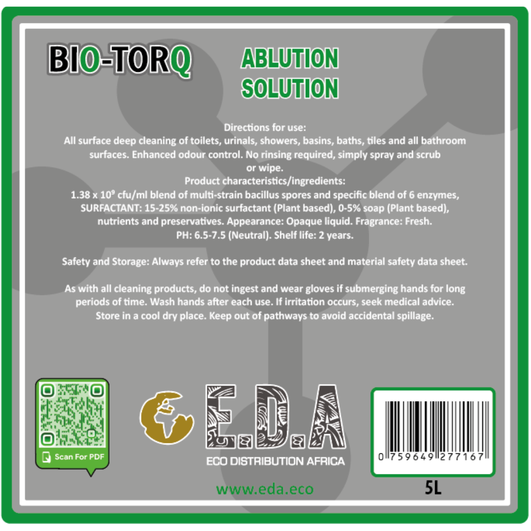 Bio-Torq™ Ablution Solution