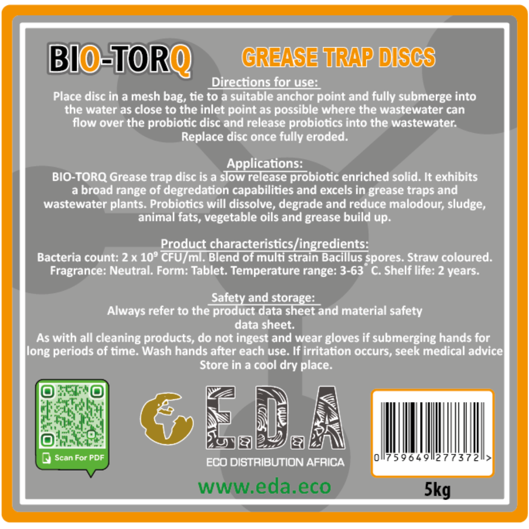 Bio-Torq™ Grease Trap Disc
