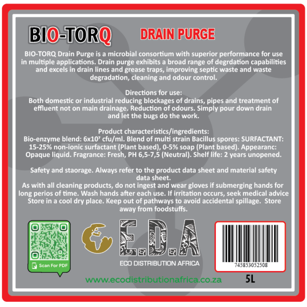 Bio-Torq™ Drain Purge